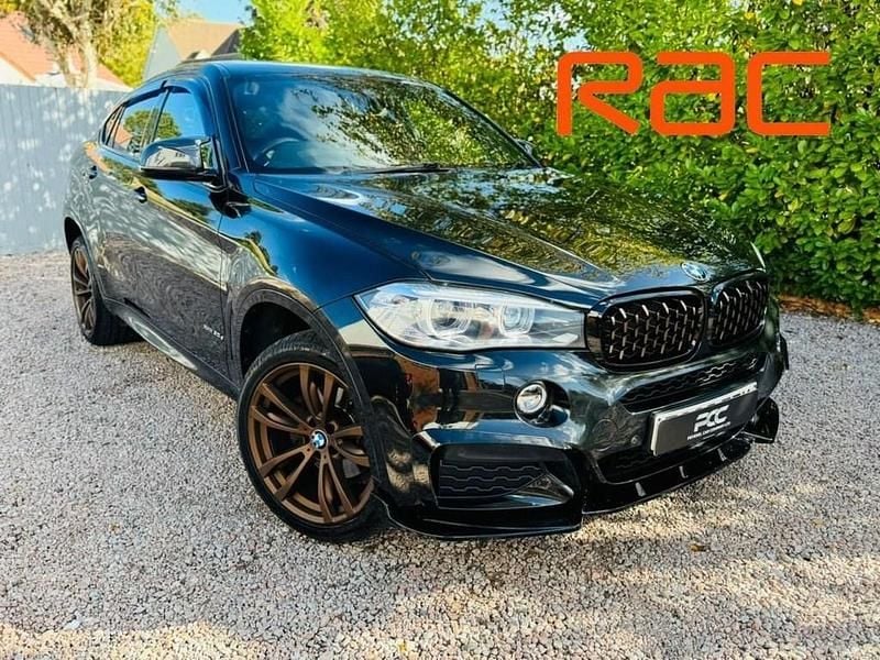 Black Used 2015 BMW X6 M Sport SUV | £18,495 (A bit pricey) - Image 1/4