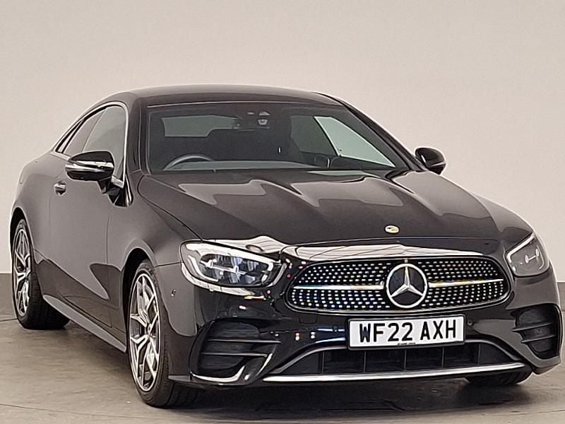 Black Used 2022 Mercedes E220 AMG Line Premium Coupe | £25,998 (Fair price) - Image 1/4