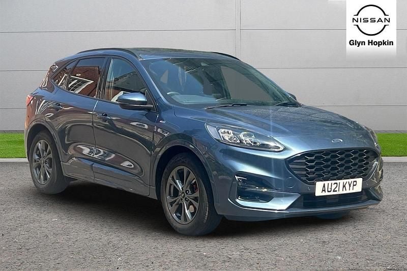 Blue Used 2021 Ford Kuga ST-Line SUV | £17,669 (Fair price) - Image 1/4