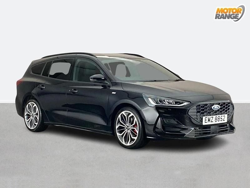 Black Used 2024 Ford Focus ST-Line X Estate | £19,495 (Fair price) - Image 1/4