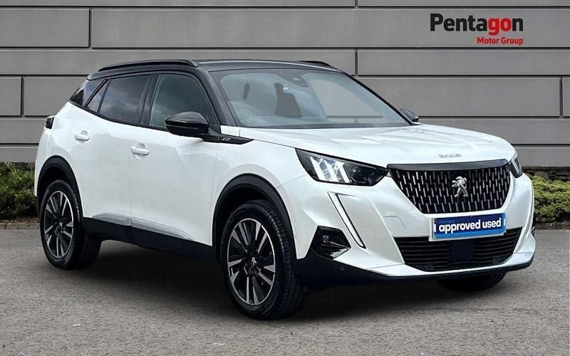 White Used 2022 Peugeot 2008 Premium SUV | £18,295 (Fair price) - Image 1/4