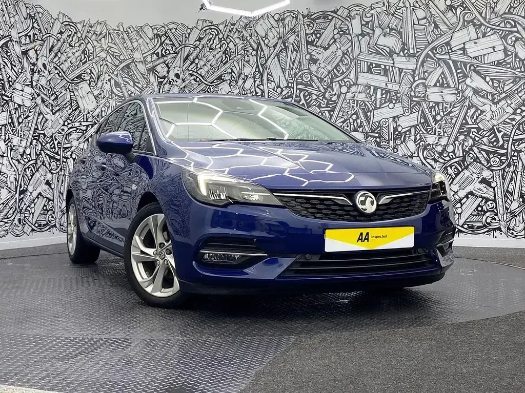 Used Vauxhall Astra SRi 145 HP (106 kW) 2021 Blue Hatchback