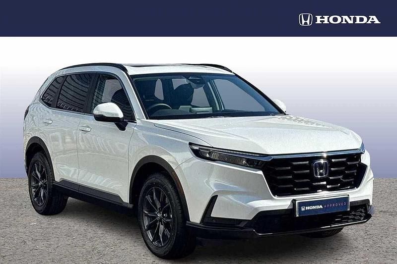 Platinum white Used 2025 Honda CR-V Elegance SUV | £37,049 (A bit pricey) - Image 1/4