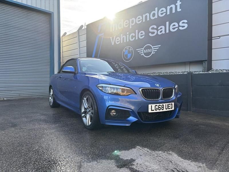Used BMW 220 M Sport 184 HP (135 kW) 2018 Blue Cabriolet