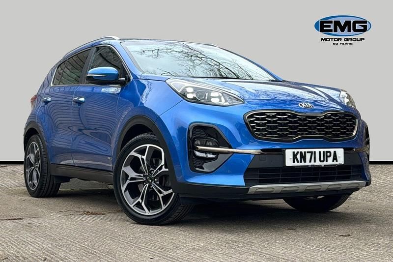 Used Kia Sportage GT-Line 174 HP (127 kW) 2021 Blue SUV