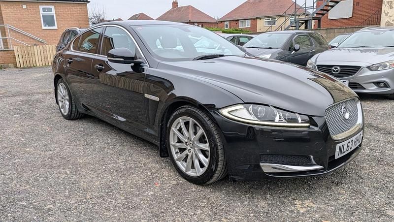 Black Used 2013 Jaguar XF Premium Luxury Sedan | £4,295 (Fair price) - Image 1/4