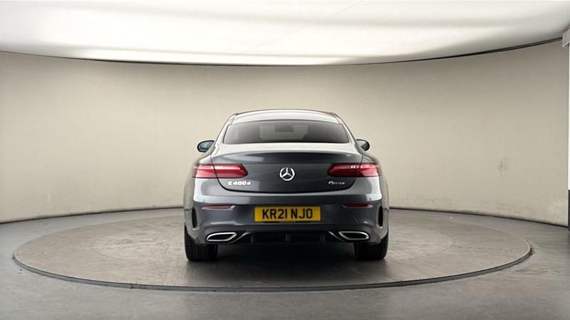 Used Mercedes E400 AMG line 2021 Selenite grey Coupe