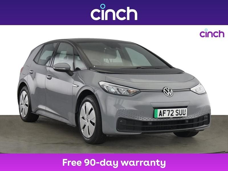 Grey Used 2022 VW ID.3 Pure Hatchback | £14,249 (Good price) - Image 1/3