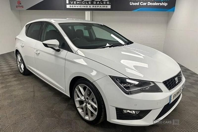 White Used 2017 Seat Leon FR Hatchback | £10,490 (Fair price) - Image 1/1