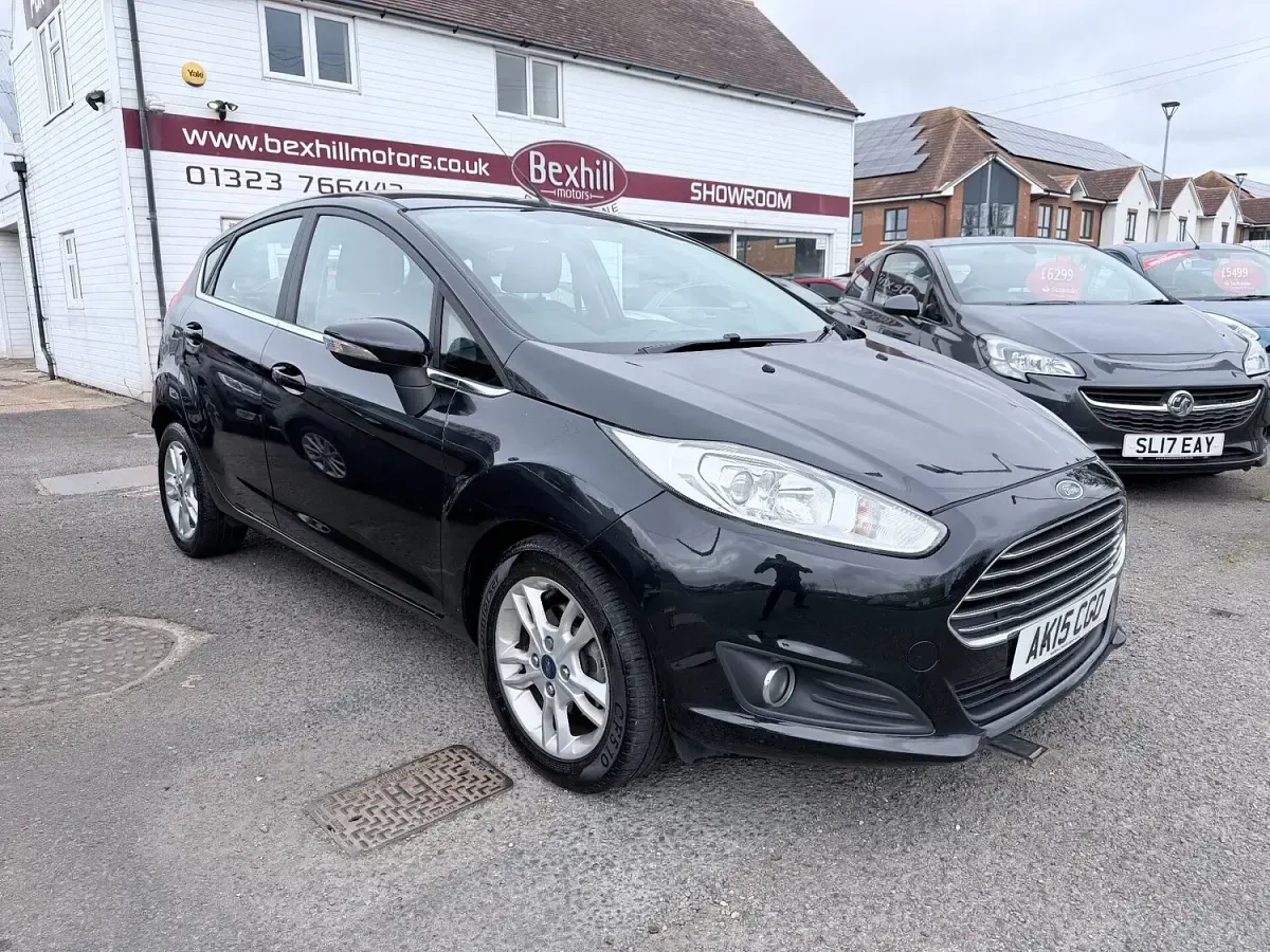 Used Ford Fiesta Zetec 2015 Black Hatchback
