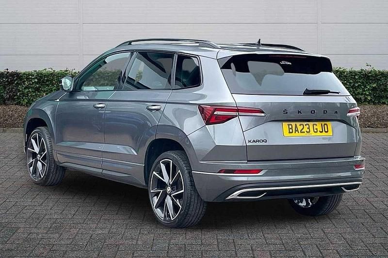 Used Skoda Karoq SportLine 150 HP (110 kW) 2023 Graphite grey metallic SUV