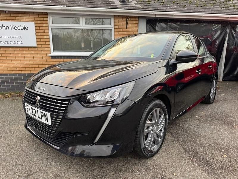 Black Used 2022 Peugeot 208 Active Premium Hatchback | £13,500 (Fair price) - Image 1/4