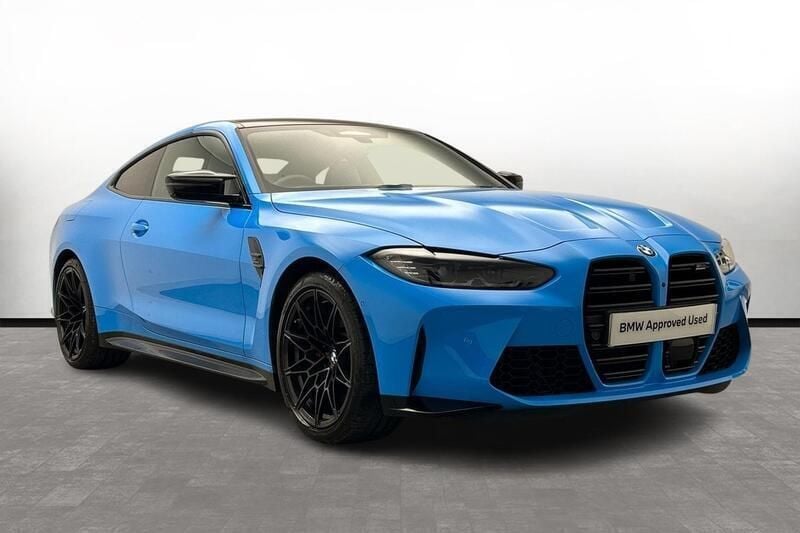 Blue Used 2024 BMW M4 Competition Edition Coupe | £65,750 (Expensive) - Image 1/3