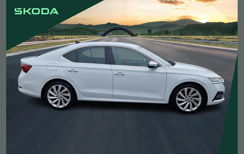 Used Skoda Octavia SE L First Edition 115 HP (84 kW) 2020 Moon white metallic Hatchback