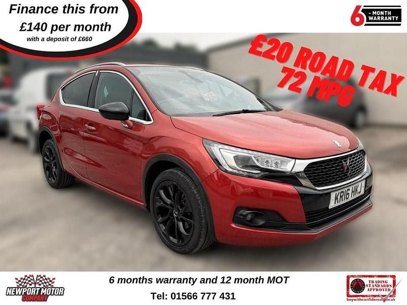 Orange Used 2016 DS Automobiles DS4 Crossback SUV | £6,495 (Fair price) - Image 1/4