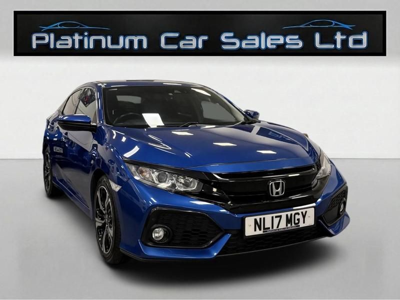 Begagnad Honda Civic SR 129 HK (94 kW) 2017 Blå Halvkombi