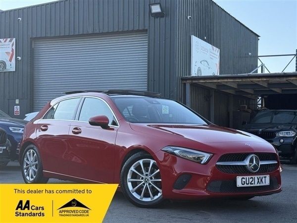 Red Used 2021 Mercedes A180 Premium Plus Hatchback | £16,990 (Fair price) - Image 1/2