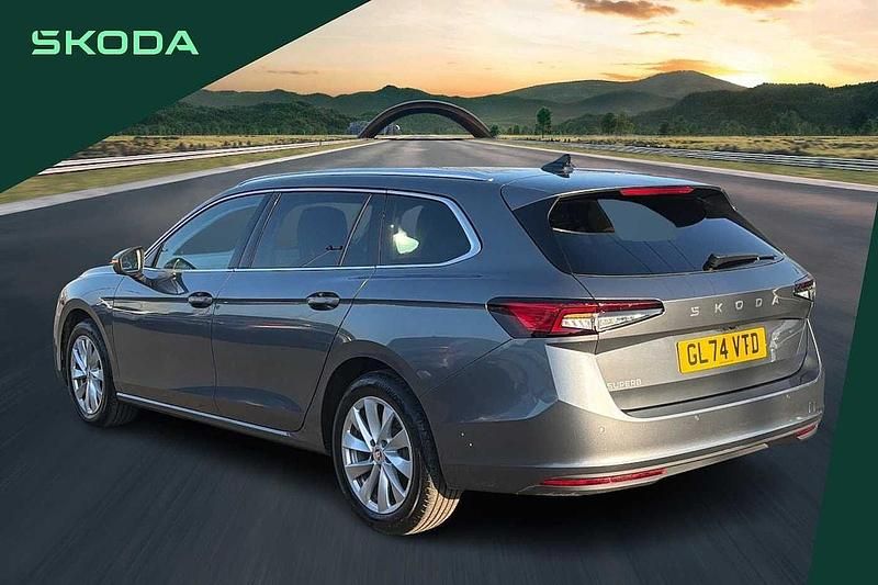 Used Skoda Superb SE Technology 110 HP (80 kW) 2024 Graphite grey metallic Estate
