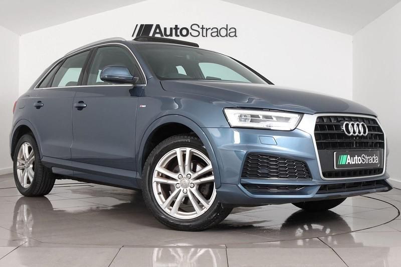 Used Audi Q3 S-Line 150 HP (110 kW) 2017 Blue SUV