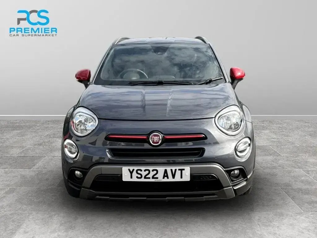 Used Fiat 500X Red 120 HP (88 kW) 2022 Fashion grey SUV
