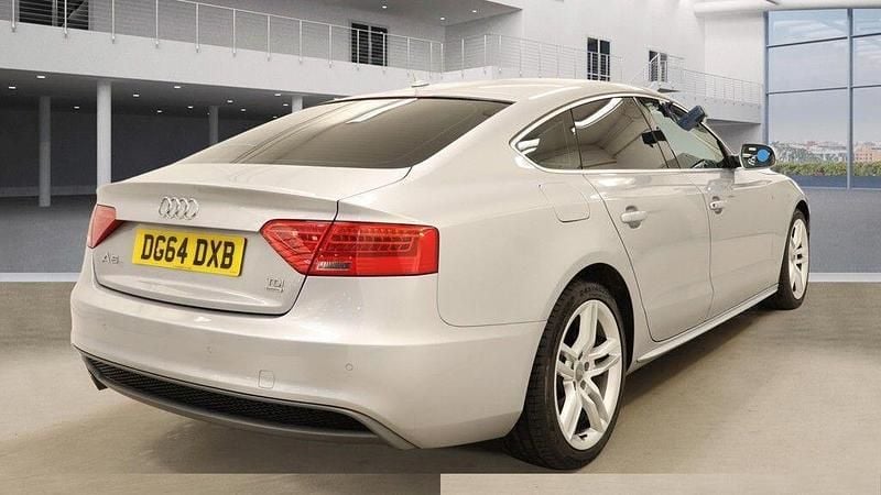 Used Audi A5 Sportback S-Line 177 HP (130 kW) 2014 Silver Hatchback