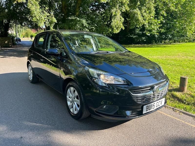 Used Vauxhall Corsa Design Edition 90 HP (66 kW) 2015 Black Hatchback