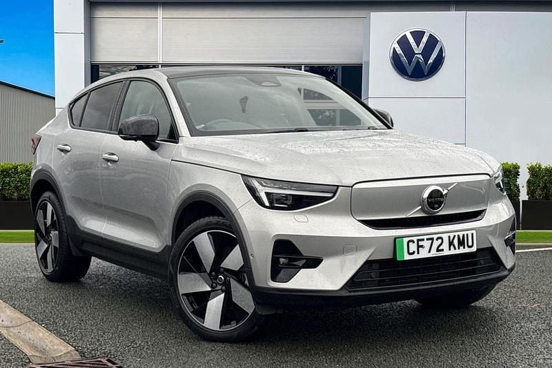 Silver Used 2022 Volvo C40 Ultimate SUV | £23,989 (Fair price) - Image 1/4