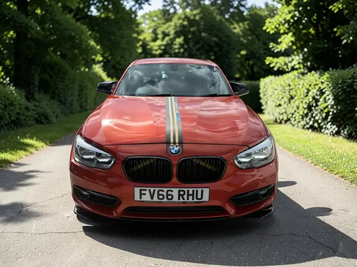 Used BMW 118 Sport Line 2016 Orange Hatchback