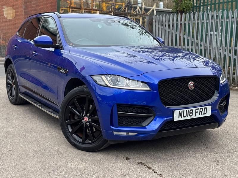 Used Jaguar F-Pace R-Sport 180 HP (132 kW) 2018 Blue SUV