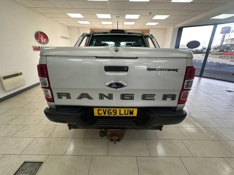 Begagnad Ford Ranger Wildtrack 2019 Silver Pickup