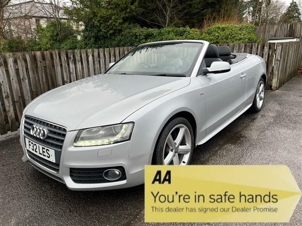 Silver Used 2010 Audi A5 Cabriolet S-Line Cabriolet | £4,695 - Image 1/1