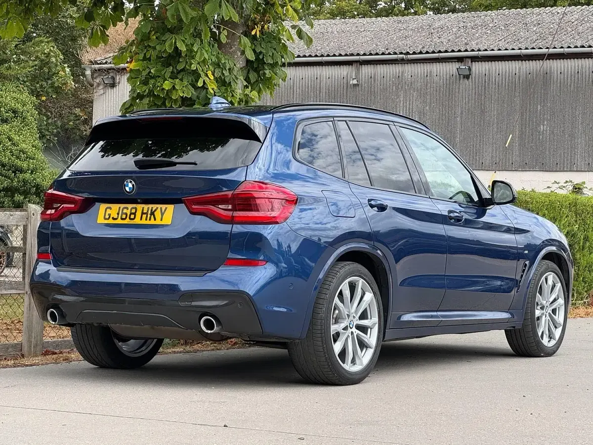 Used BMW X3 M Sport 261 HP (191 kW) 2018 Blue SUV