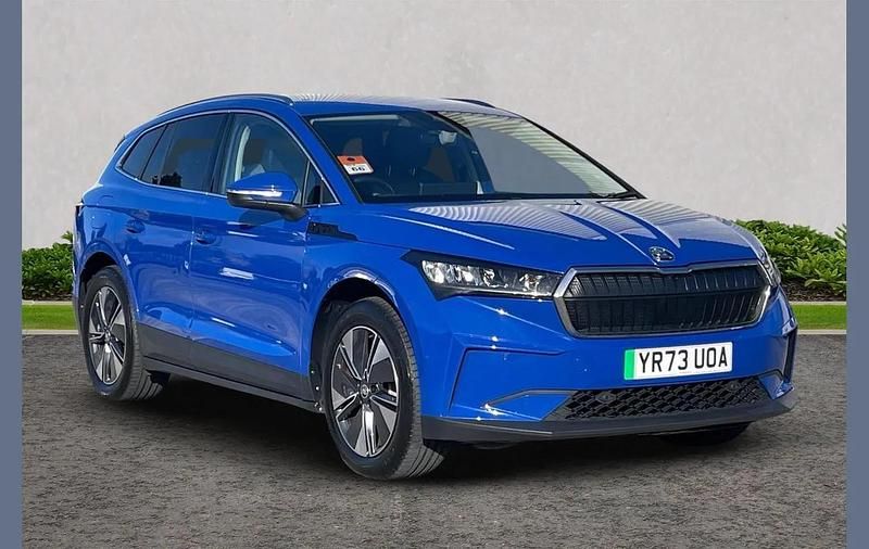 Energy blue Used 2023 Skoda Enyaq iV ecoSuite SUV | £23,893 (Fair price) - Image 1/3
