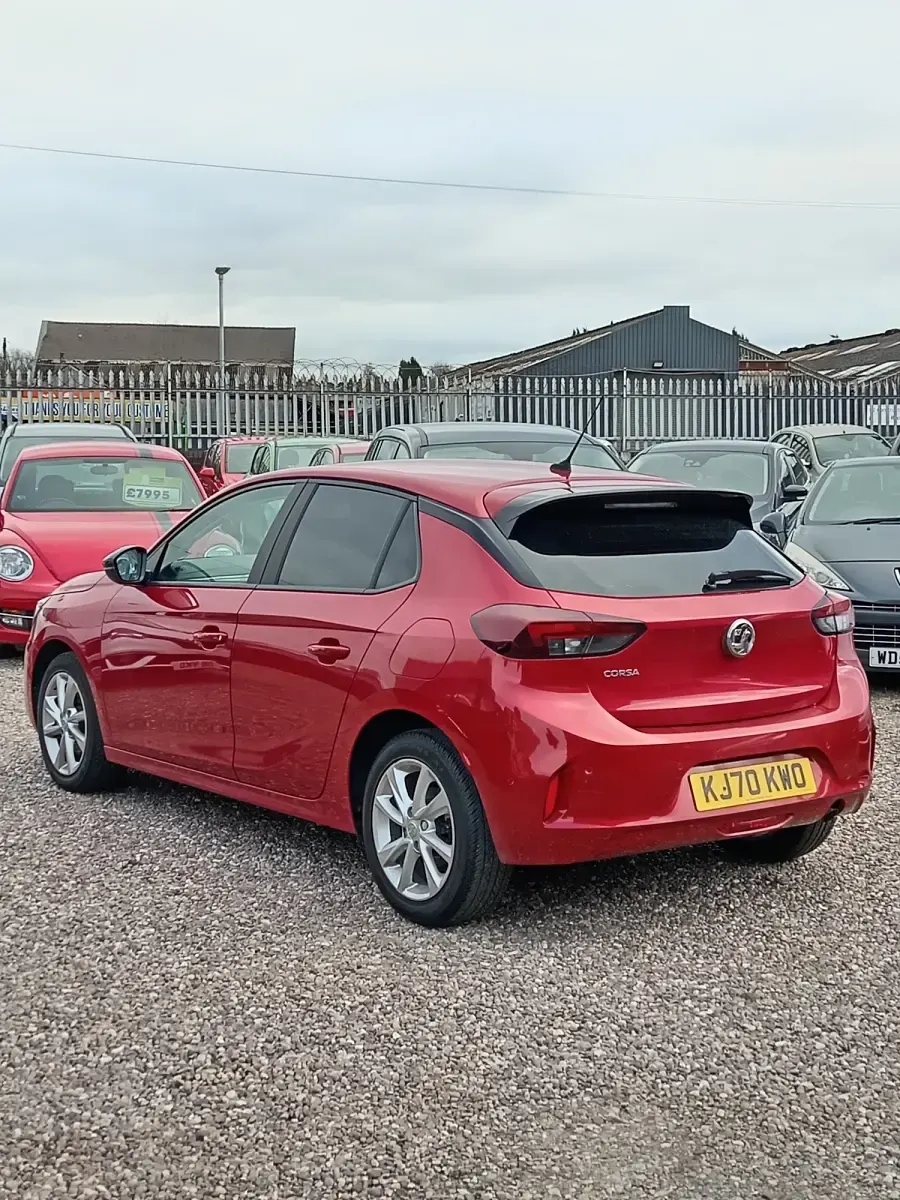 Used Vauxhall Corsa 100 HP (73 kW) 2020 Red Hatchback