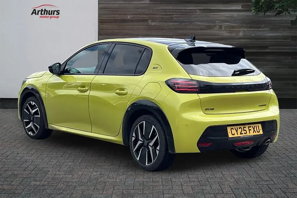 Used Peugeot 208 GT 99 HP (72 kW) 2025 Yellow Hatchback