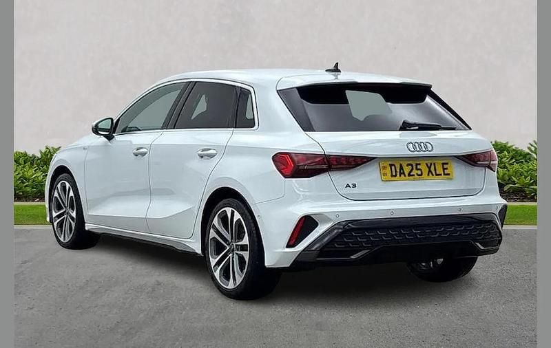 New Audi A3 S-Line 147 HP (108 kW) 2025 White Hatchback
