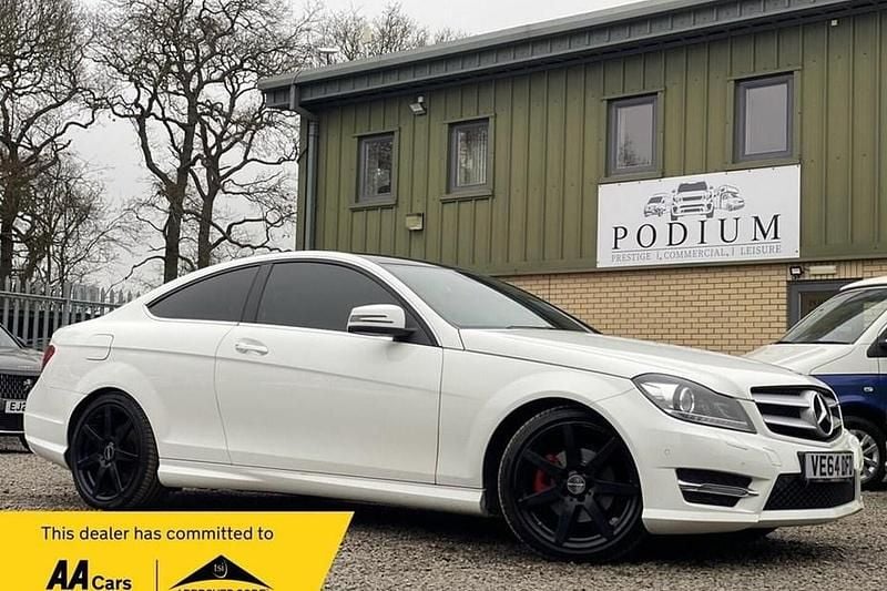 Used Mercedes C220 Sport Edition 170 HP (125 kW) 2014 White Coupe
