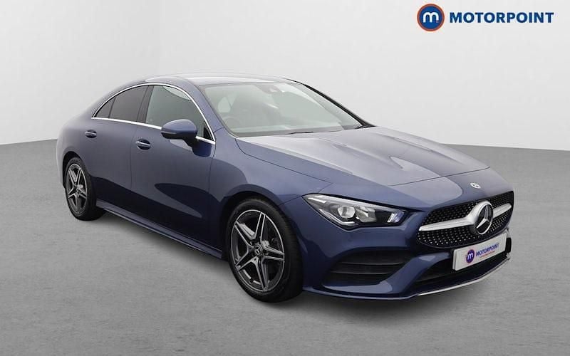 Blue Used 2022 Mercedes CLA180 AMG line Sedan | £22,999 (Good price) - Image 1/4