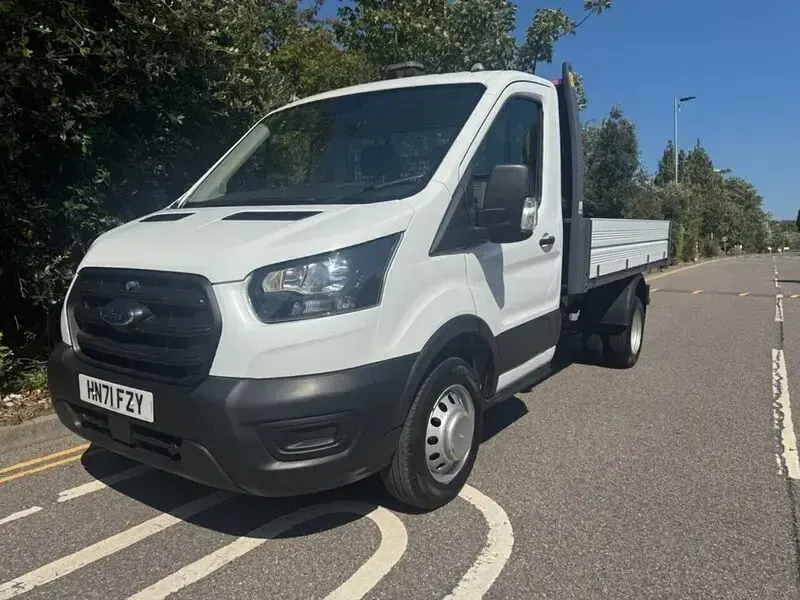 Used Ford Transit 130 HP (95 kW) 2021 White Cabriolet