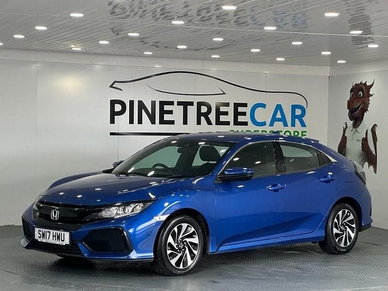 Used Honda Civic SE 129 HP (94 kW) 2017 Blue Hatchback