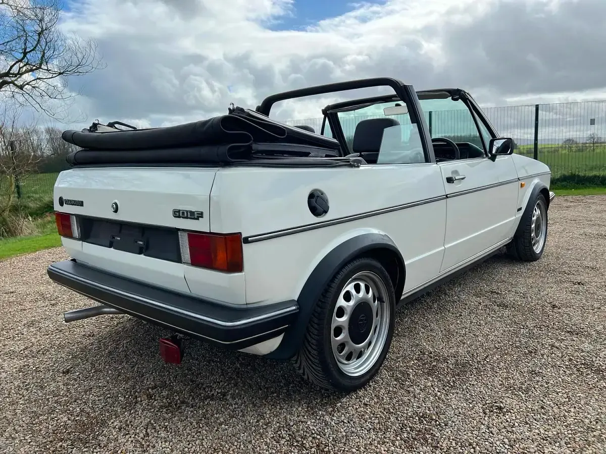 Used VW Golf Cabriolet 1987 White Cabriolet