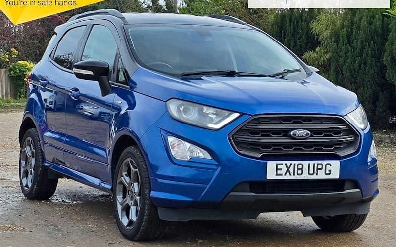 Used Ford Ecosport ST-Line 101 HP (74 kW) 2018 Blue SUV