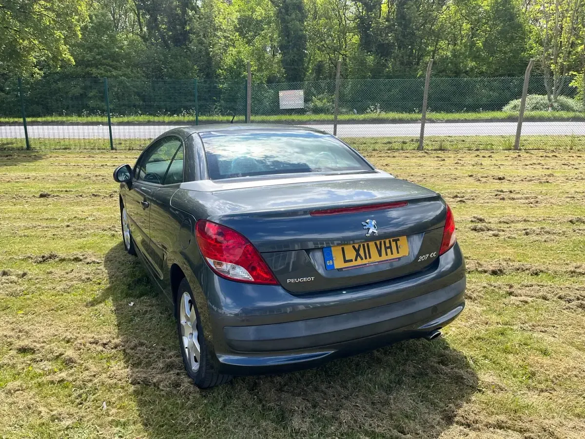 Used Peugeot 207 Sport 120 HP (88 kW) 2011 Grey Cabriolet