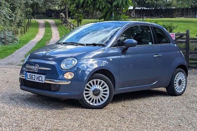 Blue Used 2013 Fiat 500 Lounge Hatchback | £4,500 (Good price) - Image 1/1