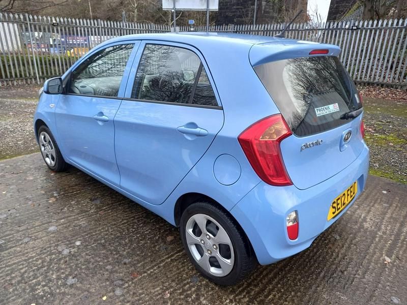 Used Kia Picanto Air 68 HP (50 kW) 2012 Blue Hatchback