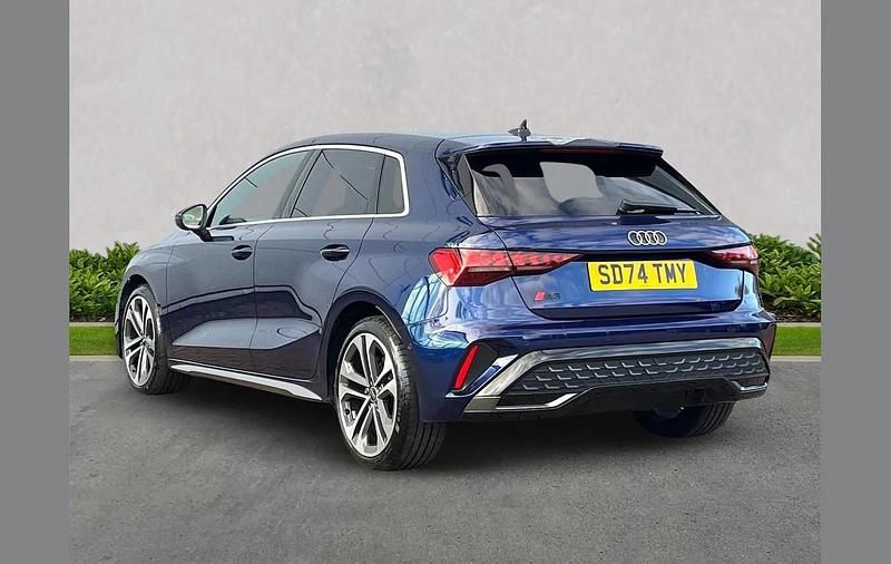 Used Audi A3 S-Line 116 HP (85 kW) 2024 Blue Hatchback