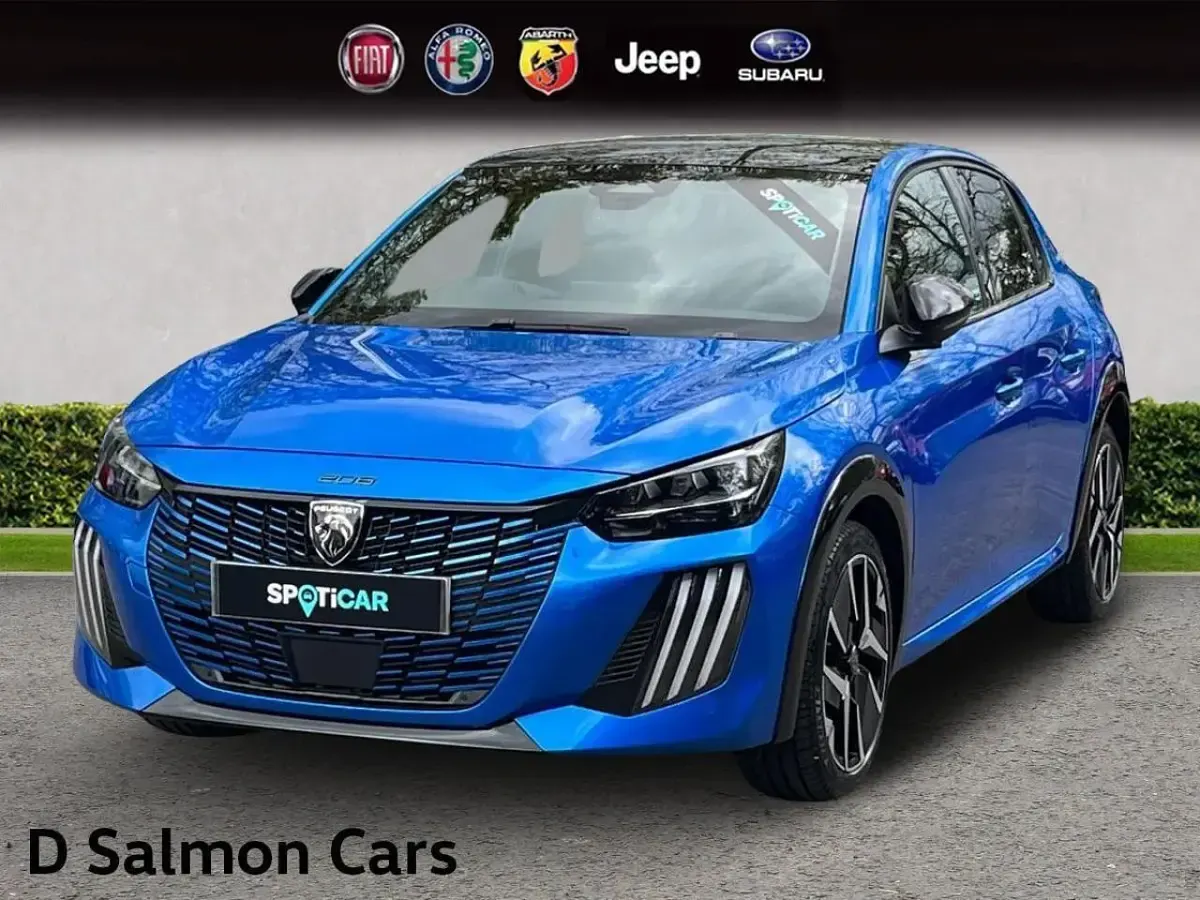 Used Peugeot 208 GT 99 HP (72 kW) 2025 Blue Hatchback