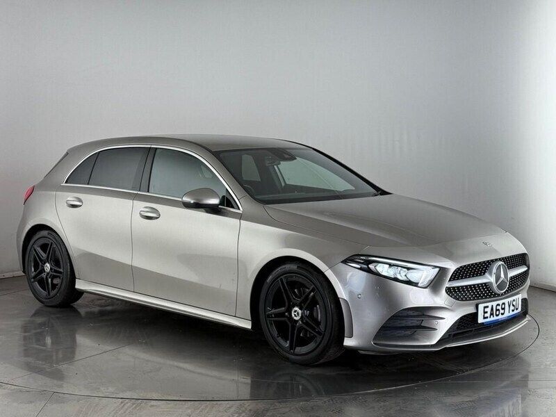Silver Used 2019 Mercedes A200 AMG line Hatchback | £16,400 (Fair price) - Image 1/3