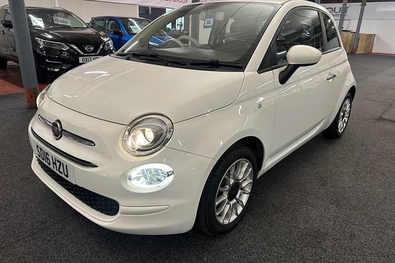 White Used 2016 Fiat 500 Pop Star Hatchback | £4,695 (Fair price) - Image 1/1