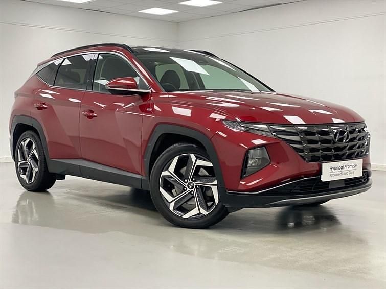 Red Used 2021 Hyundai Tucson Ultimate SUV | £22,495 (Expensive) - Image 1/4